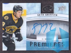 2014-15 Upper Deck Ice Premieres Auto #IPA-SG Seth Griffith